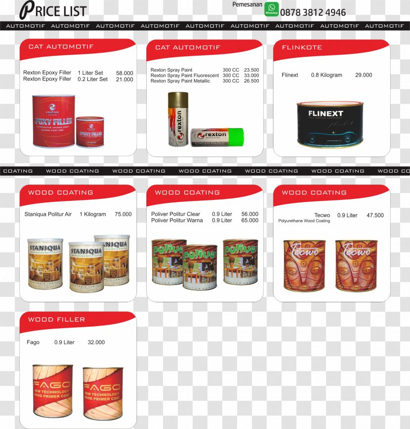Brand Convenience Food - Price List Transparent PNG