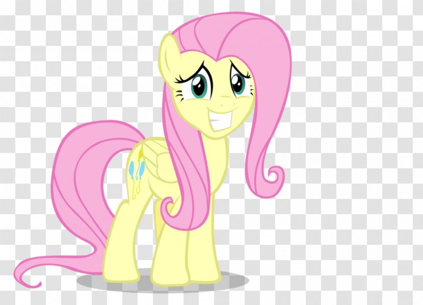 Fluttershy Emoticon Clip Art - Cartoon - Cheesy Grin Transparent PNG