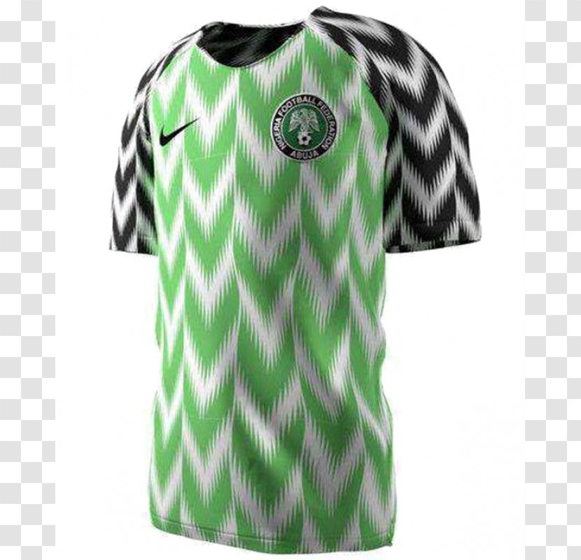 2018 World Cup Nigeria National Football Team Tracksuit Jersey Shirt - Clothing Transparent PNG