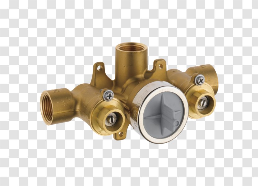 Thermostatic Mixing Valve Brass Pressure-balanced Tap - Hardware Transparent PNG