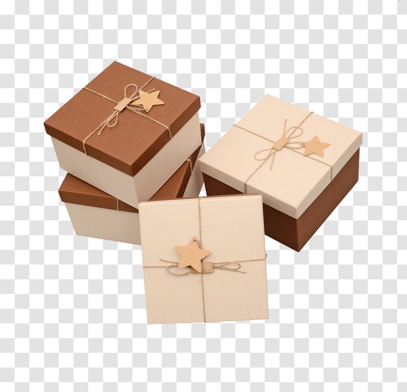 Box Paper Gift Packaging And Labeling - Star Transparent PNG
