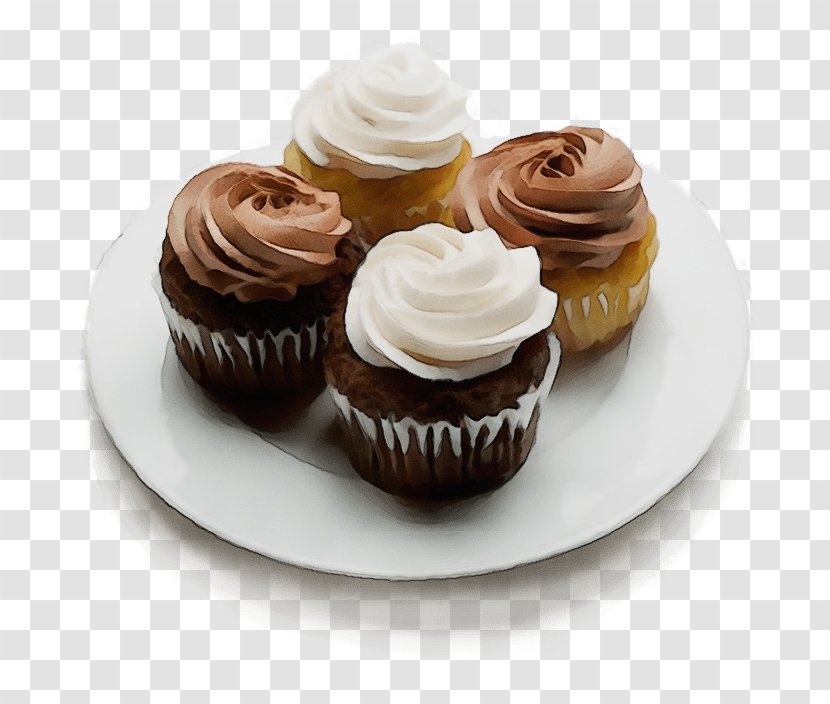 Cupcake American Muffins Bakery Baking - Cream - Recipe Transparent PNG