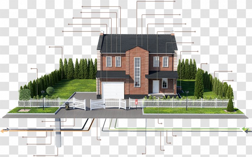 Urban Design Residential Area House Roof Facade - Building Transparent PNG