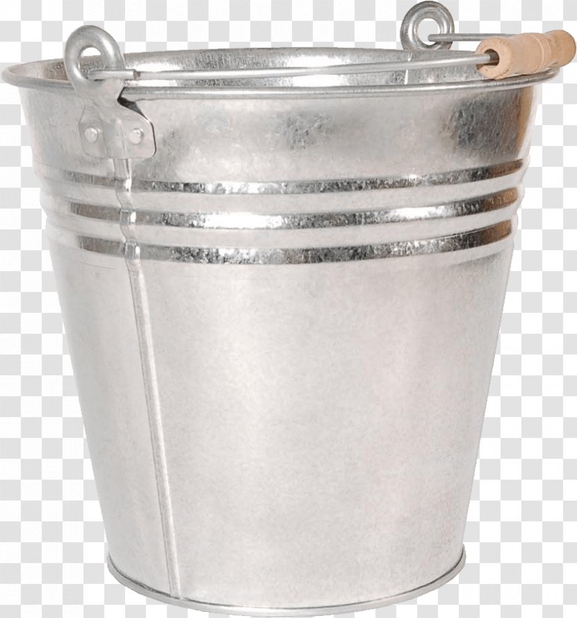 Bucket Galvanization Clip Art - Metal - Image Download Transparent PNG