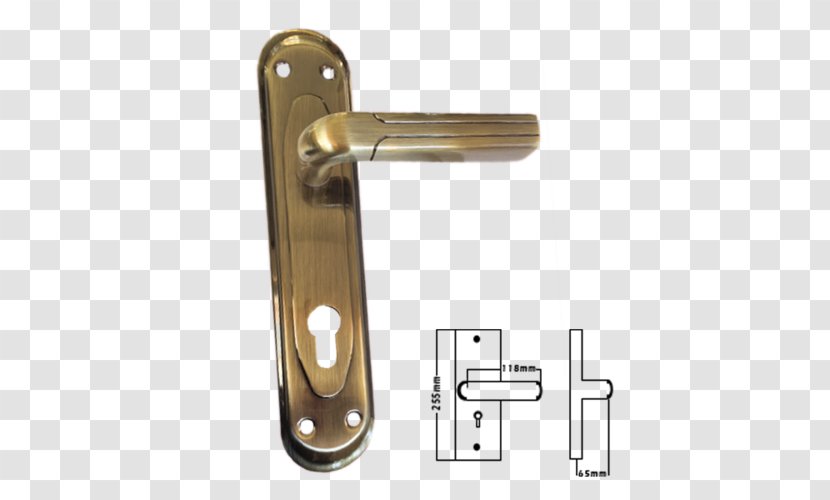 Door Handle Mortise Lock Material Brass Transparent PNG