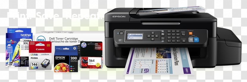 Dell Multi-function Printer Inkjet Printing Ink Cartridge - Communication - Cartridges Transparent PNG