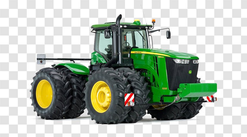 John Deere Tractor Combine Harvester Agricultural Machinery Plough - Automotive Tire Transparent PNG
