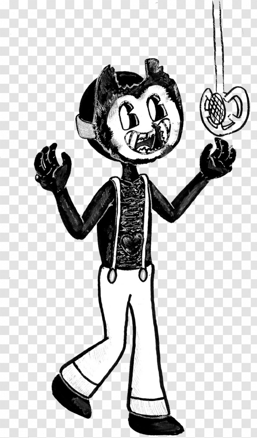 Bendy And The Ink Machine Notice Me Senpai Clip Art Thumb Human Behavior - Watercolor - Sempai Transparent PNG