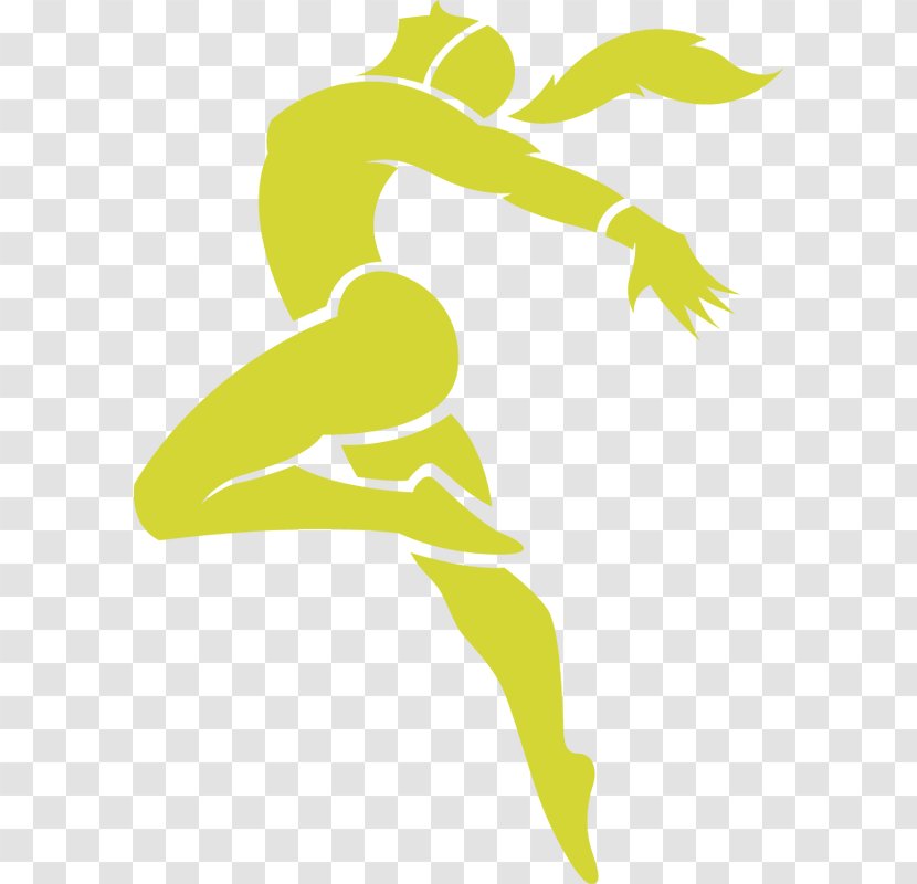 Clip Art Illustration Gymnastics Image - Green - Bee Darts Transparent PNG