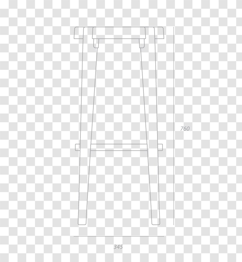 Furniture Chair Stool - Wireframes Material Transparent PNG