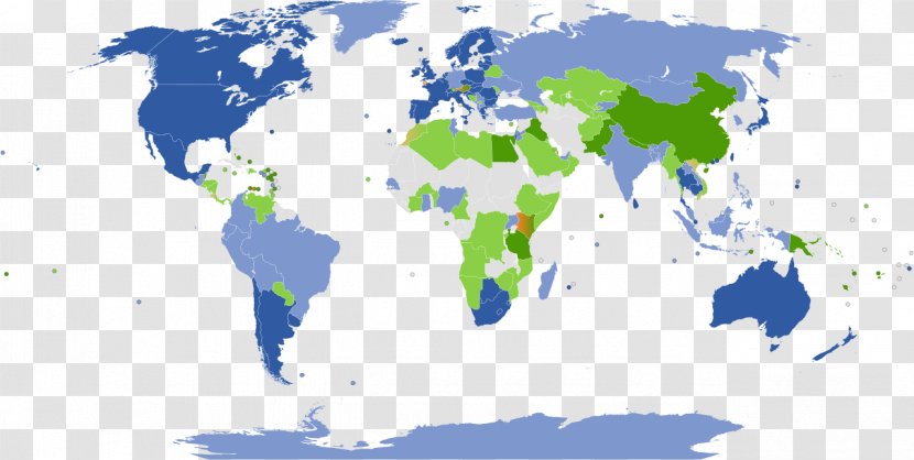 World Map United States Google Street View - Mercator Projection Transparent PNG