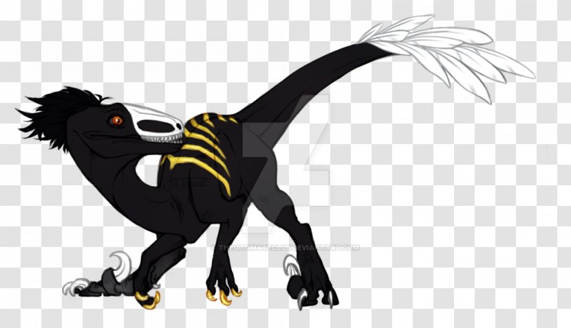 Velociraptor Cartoon Illustration Beak Claw Transparent PNG