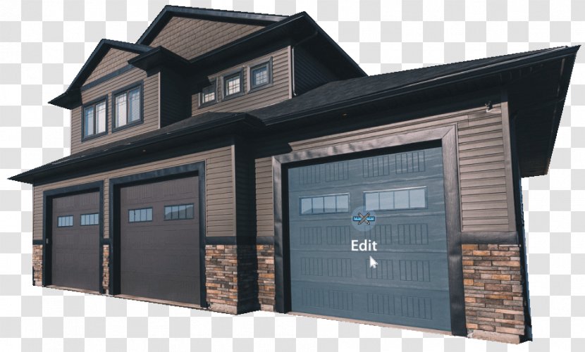 House Garage Doors Facade - Door Transparent PNG
