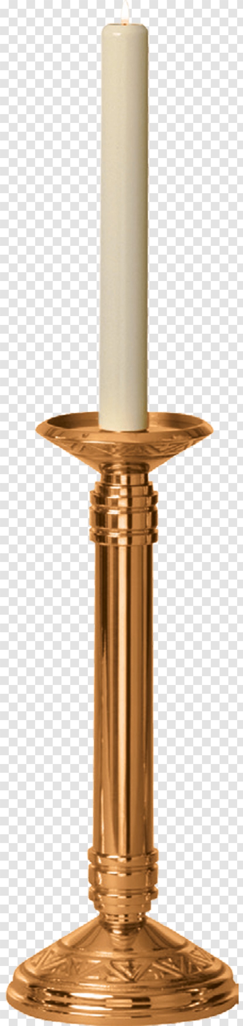 Candlestick Altar In The Catholic Church Candle - Candelabra Transparent PNG