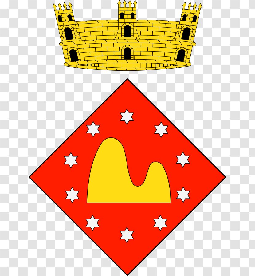 Escut De Castellcir Escutcheon Calders Coat Of Arms - Yellow - Ajuntament Sant Antoni Portmany Transparent PNG
