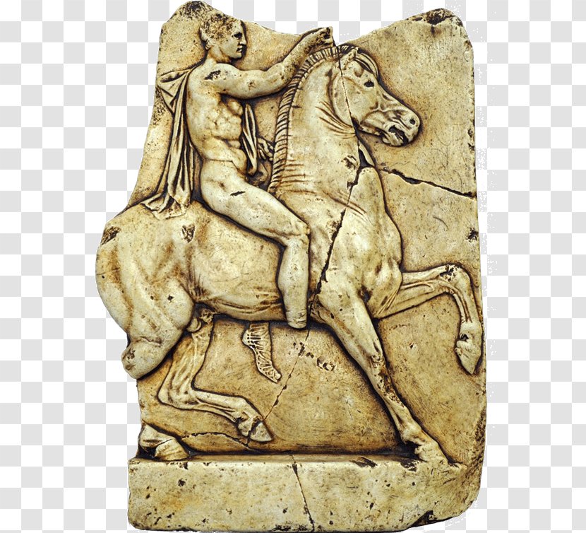 Sculpture Ancient Greece Relief History - Stone Transparent PNG