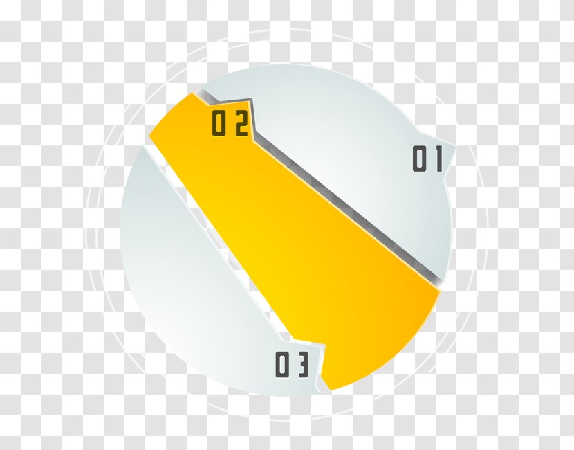 Brand Yellow Technology - Rectangle - PPT Information Transparent PNG