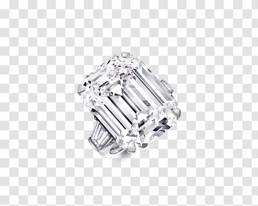 Engagement Ring Graff Diamonds Emerald - Diamond Cut - Cutting Transparent PNG