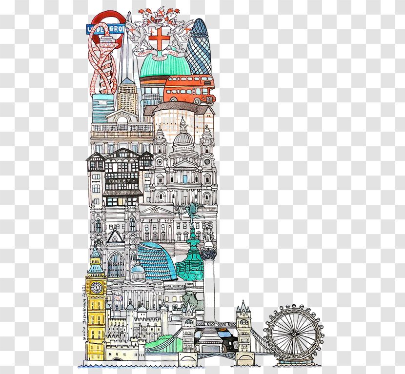 City Of London Illustrator Illustration - Urban Design - Castle Transparent PNG