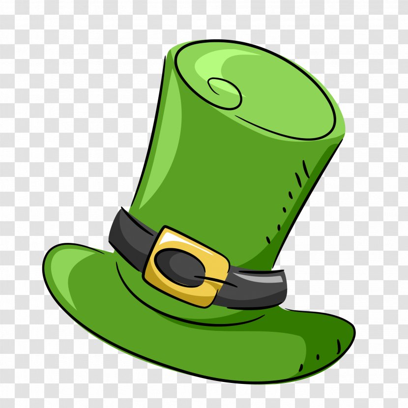 Royalty-free Clip Art - Graphic Arts - Vector Cartoon Green Hat Transparent PNG