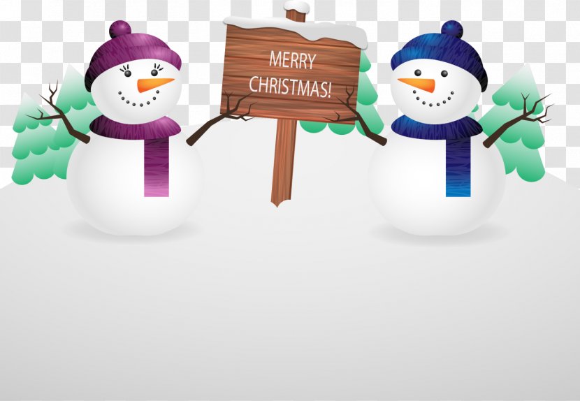 Snowman Christmas - Penguin - White Background Transparent PNG