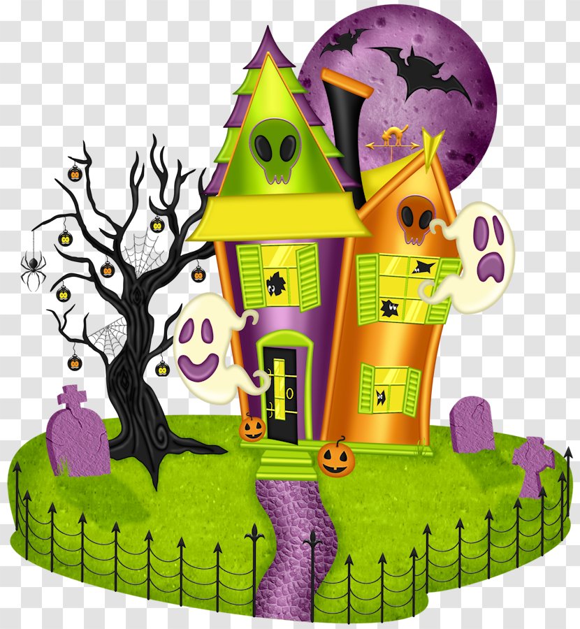 deserted house clipart with trees