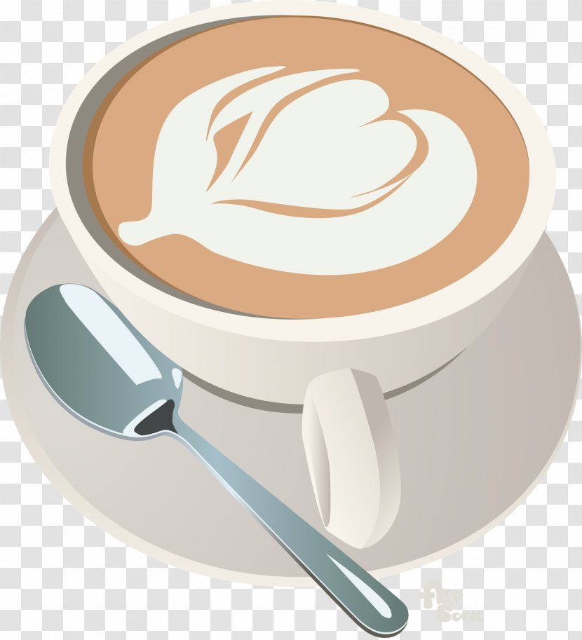Cappuccino Latte Cafe Coffee Café Au Lait - Milk Transparent PNG