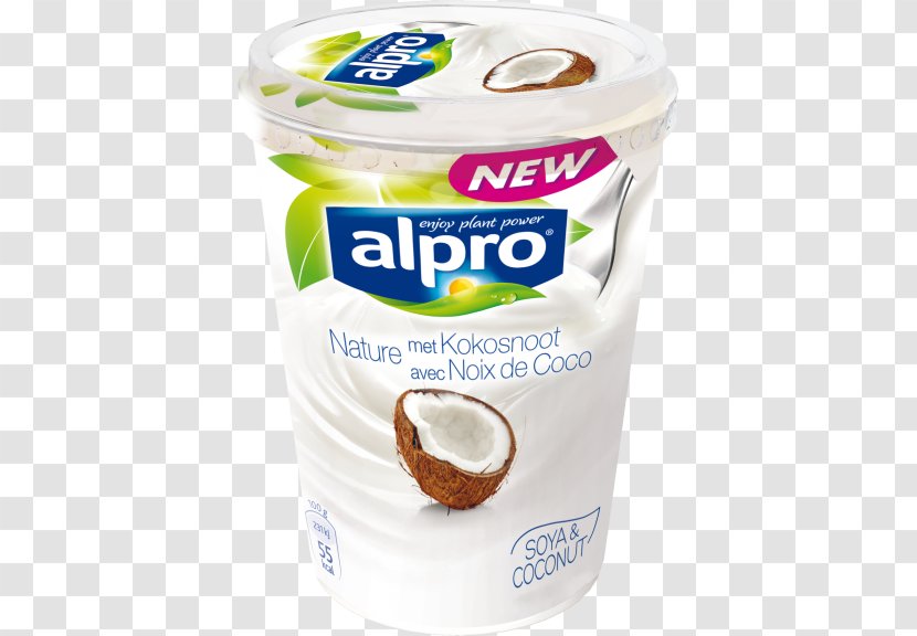 Coconut Milk Alpro Soy Yogurt Yoghurt - NoiX De Coco Transparent PNG