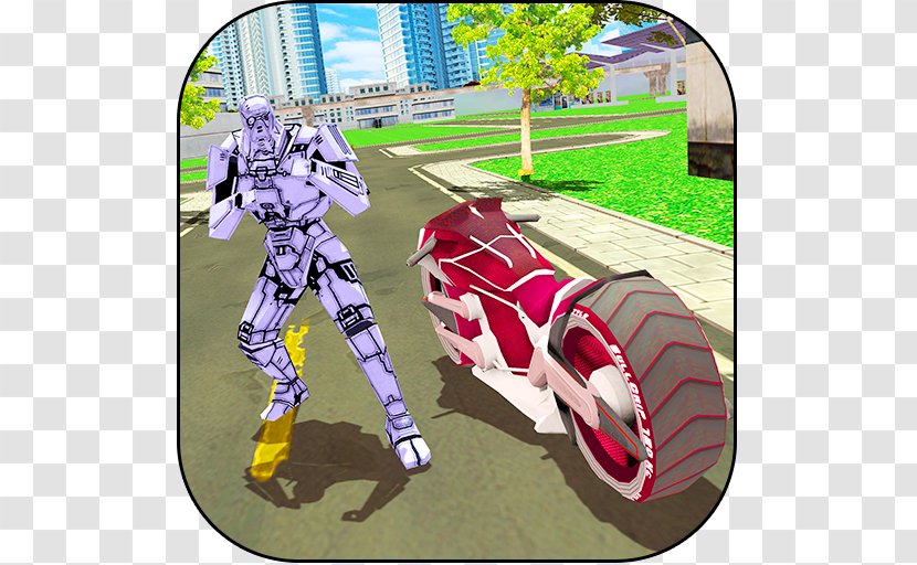 Flying Robot Bike : Futuristic War FIRE TRUCK PARKING HD Game Truck Fortnite - Games - Bicycle Transparent PNG