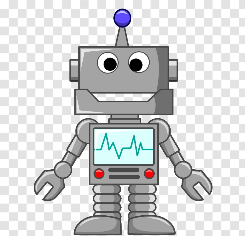 Robot Clip Art - Machine - Cartoon Pictures Of People Talking Transparent PNG