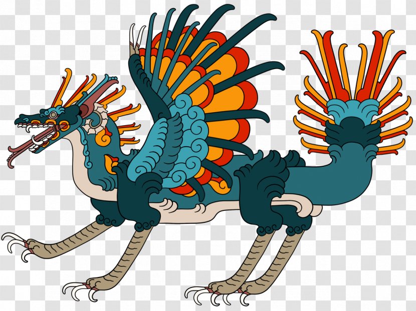 Dragon Maya Civilization Quetzalcoatl Kukulkan Clip Art - Fictional Character Transparent PNG