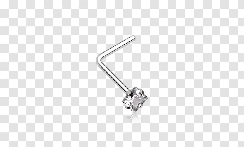 Earring Body Jewellery Silver - Jewelry - Piercing Transparent PNG