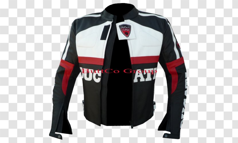 Leather Jacket T-shirt Ducati Motorcycle Transparent PNG