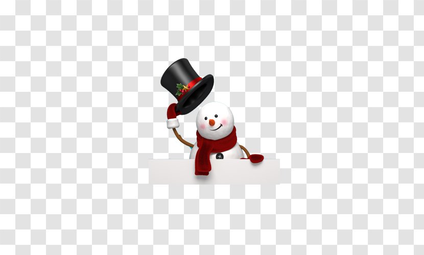 Snowman Christmas Download - Scarf - Free Buckle Material Transparent PNG