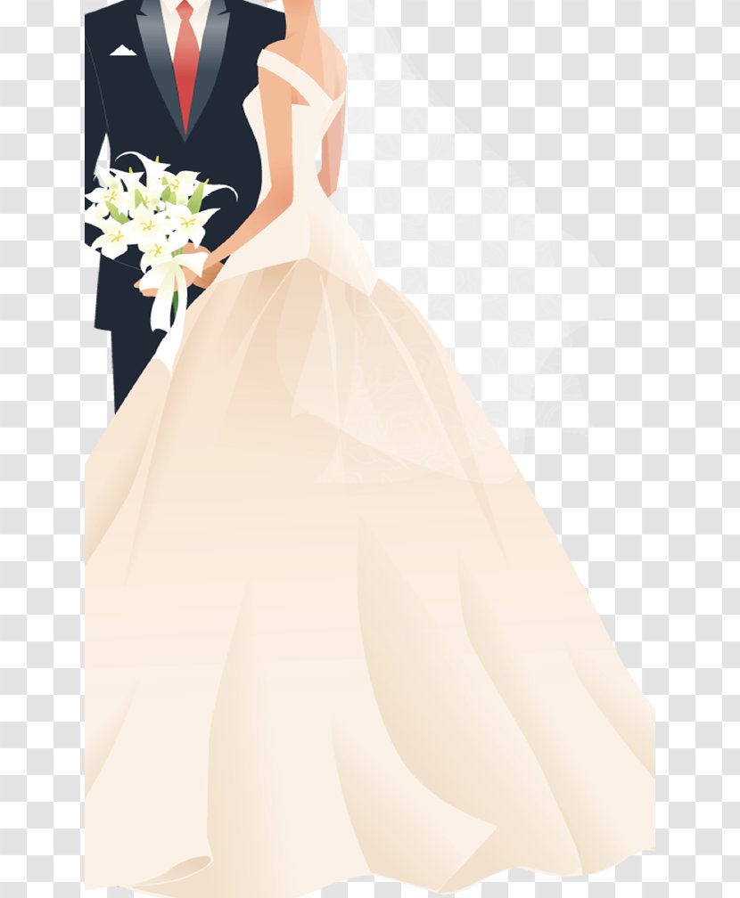 Wedding Invitation Bridegroom - Tree - Bride And Groom Transparent PNG