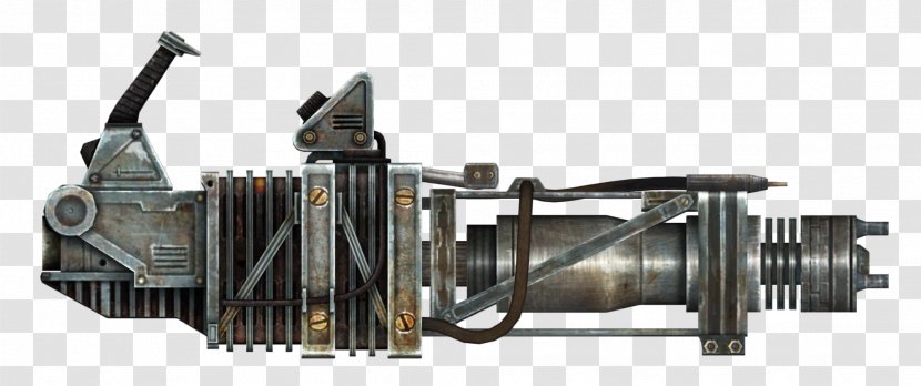 Fallout 3 Fallout: New Vegas 4 Brotherhood Of Steel Gatling Gun - Cartoon - Laser Transparent PNG