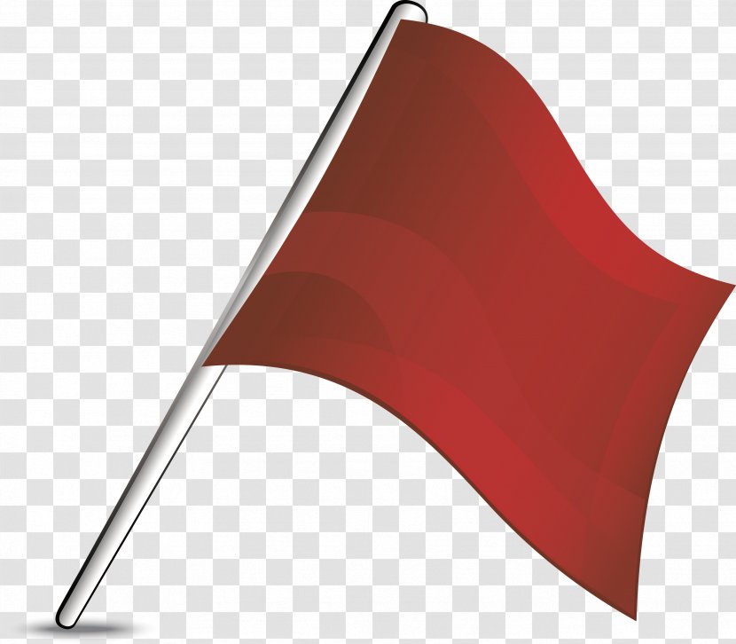 Designer Creativity - Creative Red Flag Design Transparent PNG