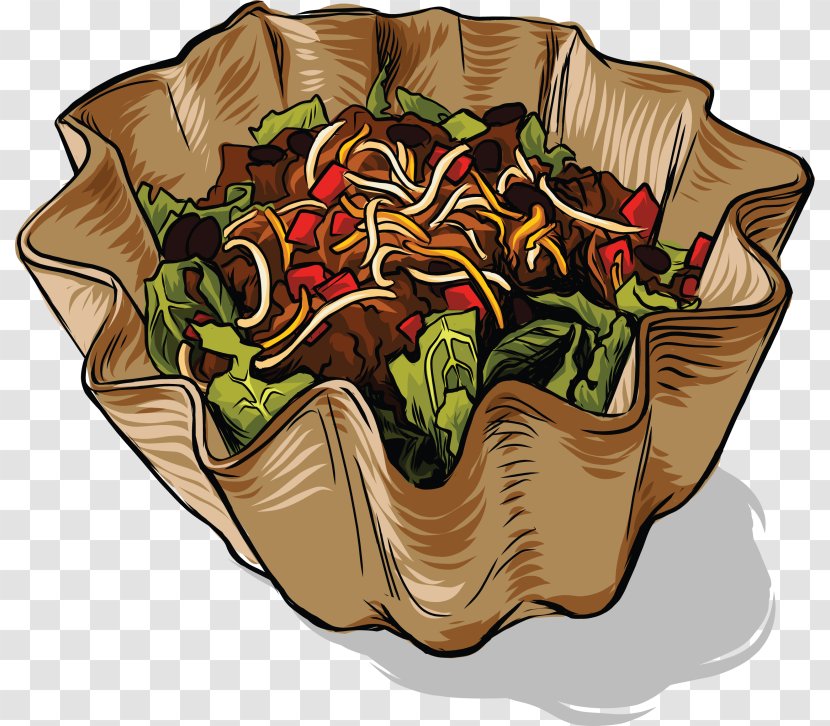 Taco Salad American Cuisine Mexican Fajita - Food Transparent PNG