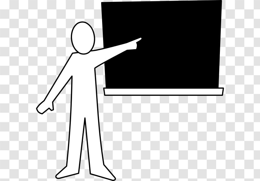 Teacher Presentation Clip Art - BLACKBOARD Transparent PNG
