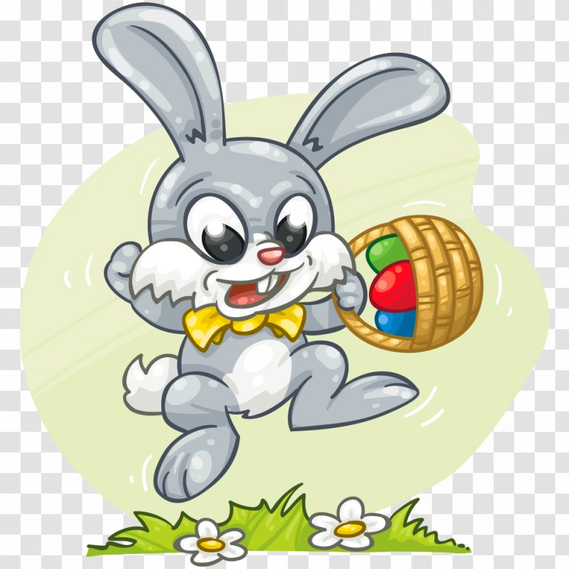 Rabbit Easter Bunny Egg Hunt Clip Art Transparent PNG