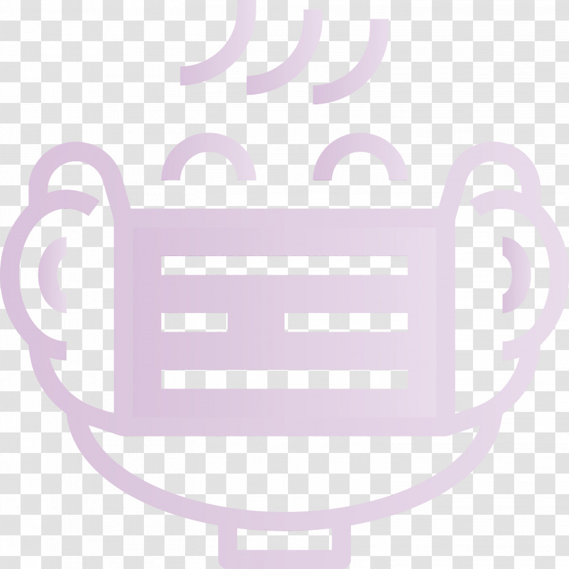 Violet Purple Line Logo Drinkware Transparent PNG