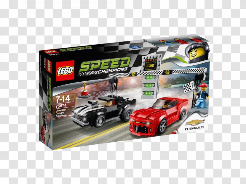 LEGO 75874 Speed Champions Chevrolet Camaro Drag Race Lego - Racing Transparent PNG