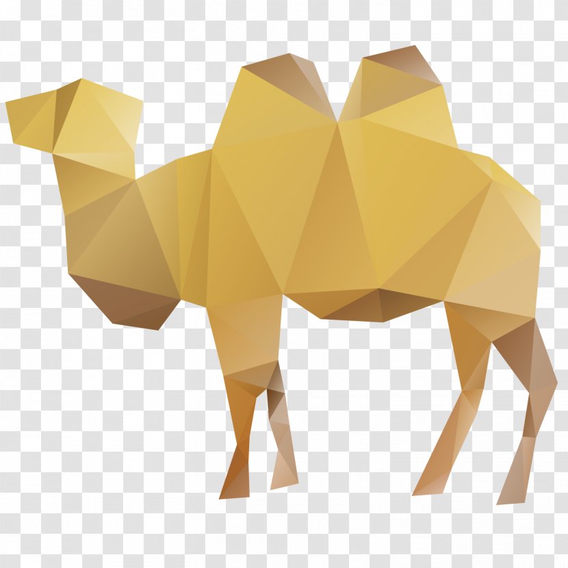 Camel Paper Cartoon - Livestock - Folding Transparent PNG