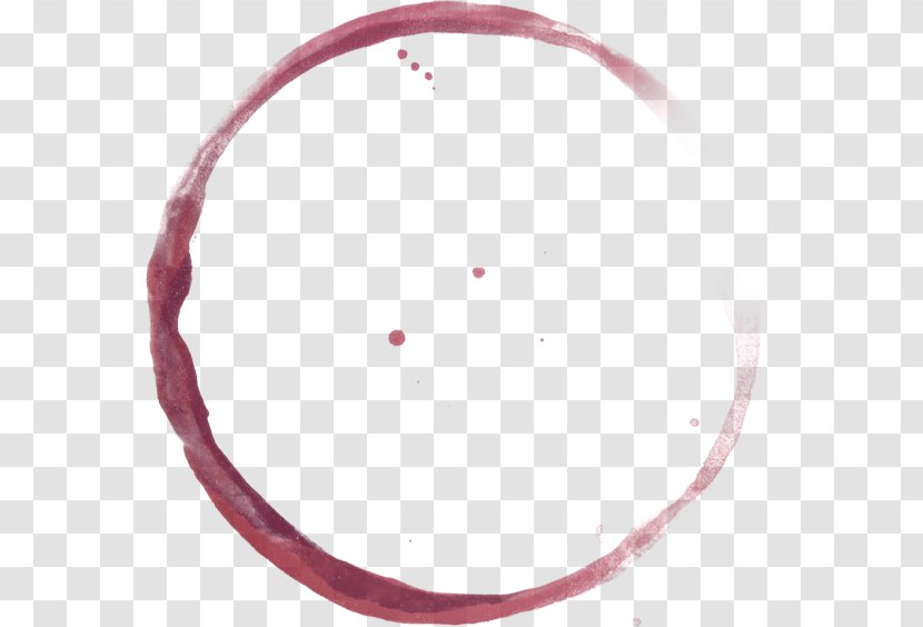 Pink M Body Jewellery Circle Font - Wine Stain Transparent PNG