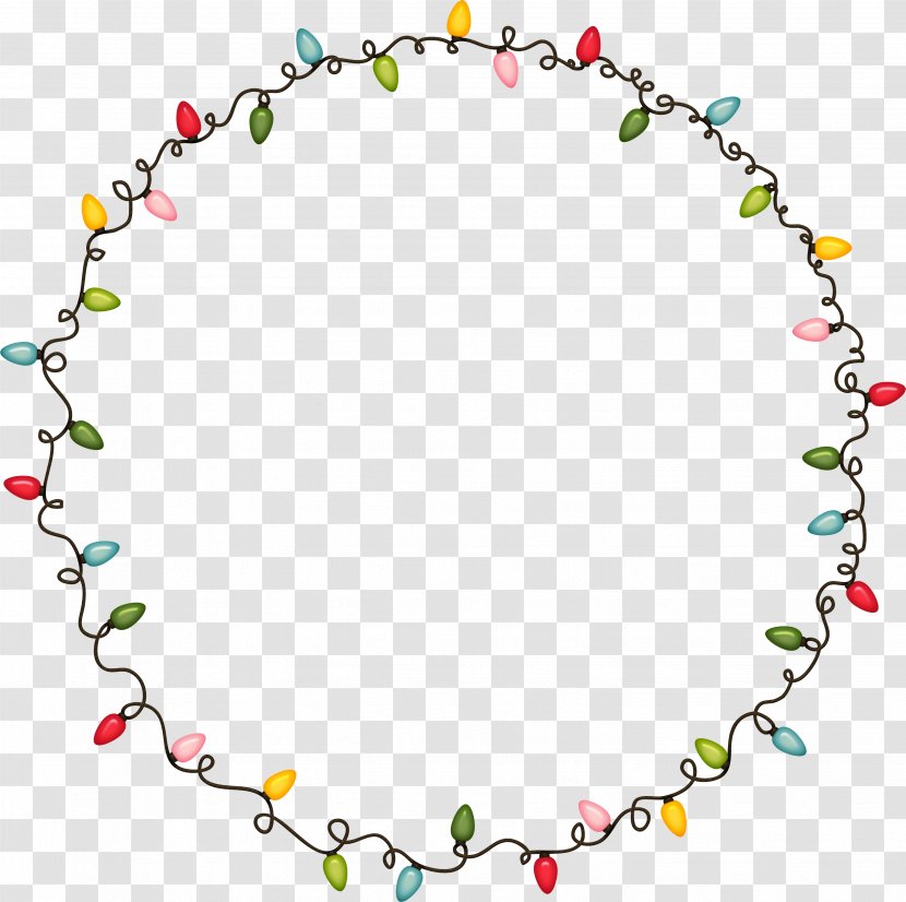 Garland New Year Clip Art - Information - Necklace Transparent PNG