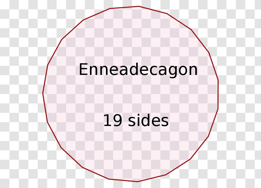 Enneadecagon Internal Angle Regular Polygon - Octagon Transparent PNG
