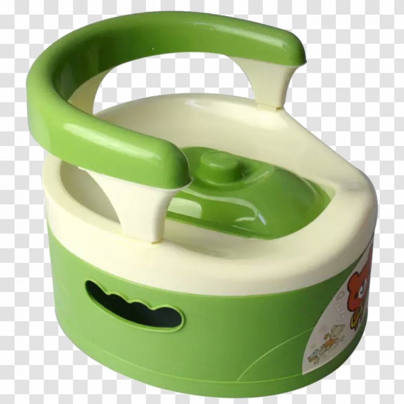 Flush Toilet Child Defecation Sitting - Tableware - Green Transparent PNG