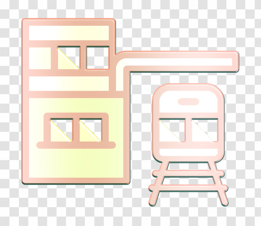Train Station Icon Subway Icon Building Icon Transparent PNG