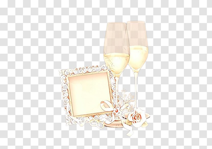 Wine Glass - Beige - Tableware Transparent PNG