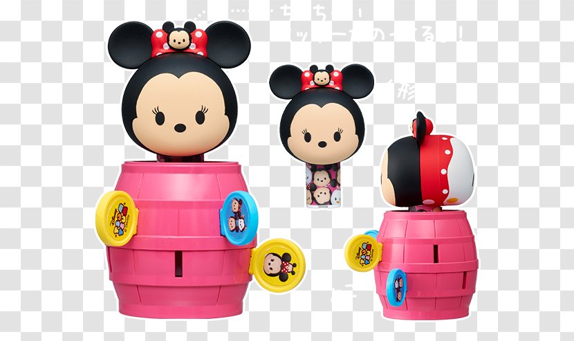 Minnie Mouse Mickey Pop-up Pirate Disney Tsum Toy - Popup Transparent PNG